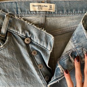 Abercrombie highrise dad jeans